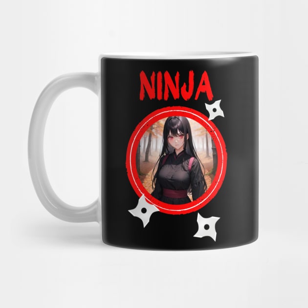 Ninja Target Love Cute Anime Girl by Clicks Clothes